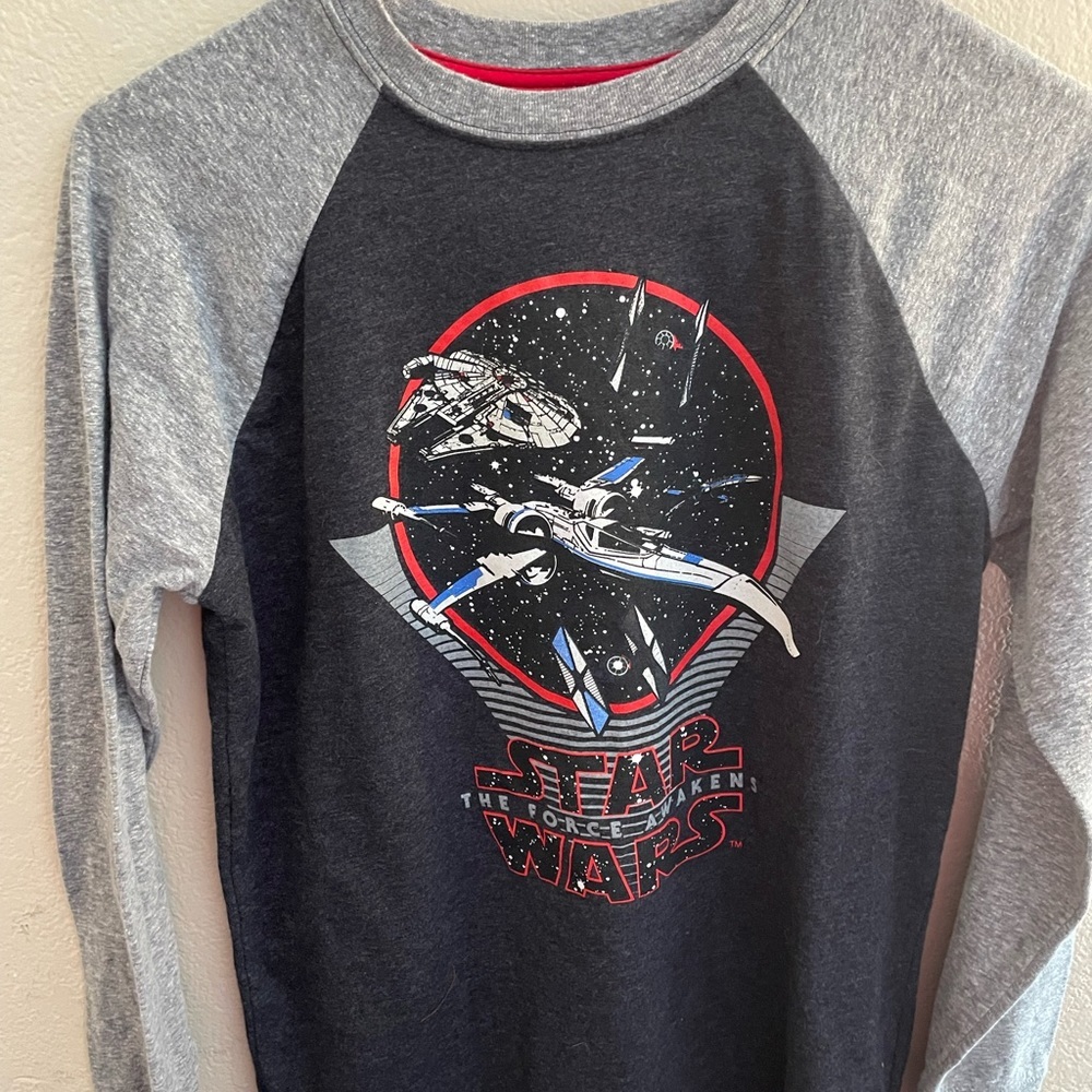 Star, the force awakens teen 14 to 16 extra large long sleeve shirt - Picture 2 of 4